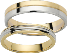 Personnalisez votre bague avec vos prénoms, la date de votre mariage