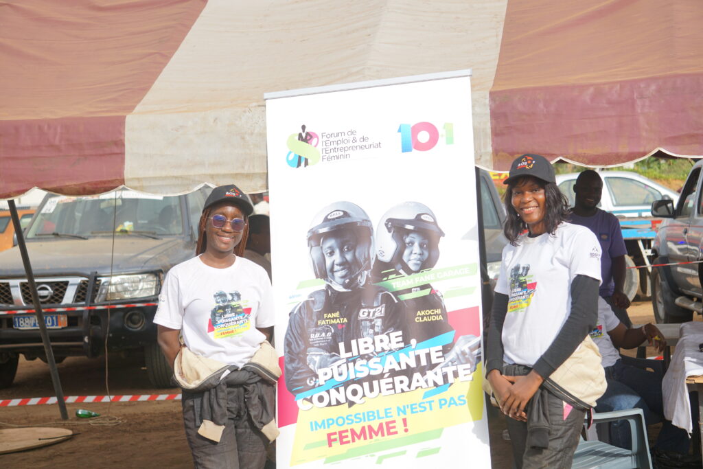Le plus jeune équipage Féminin au Rallye D'aDONKOI