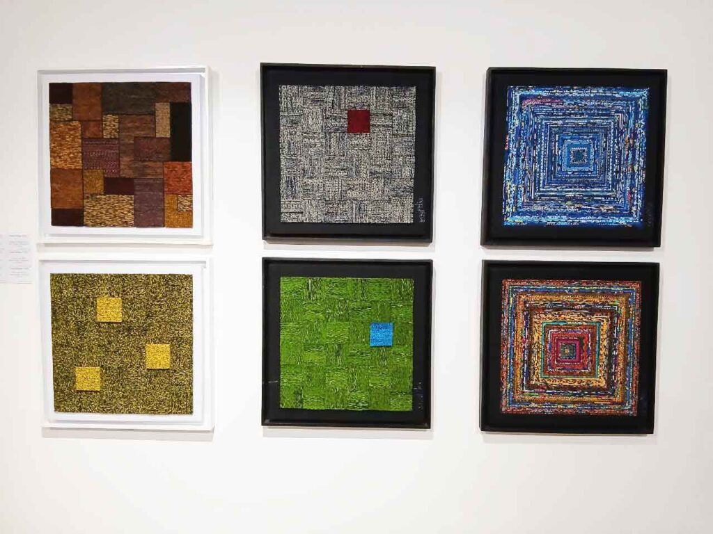 Des tableaux de l'artiste Franck-Philippe N’Dia 